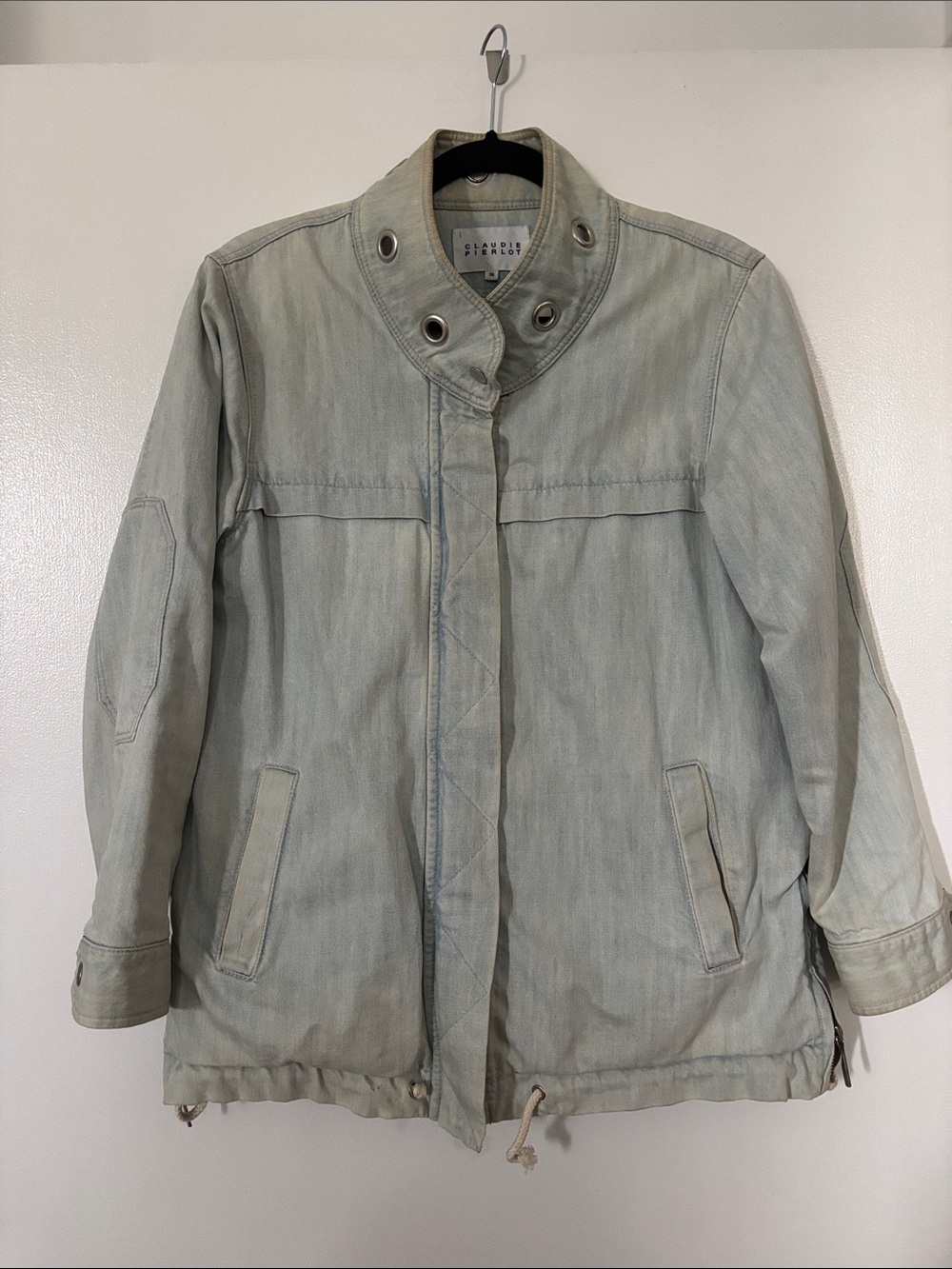 Claudie Pierlot soft denim jacket size 36 Small